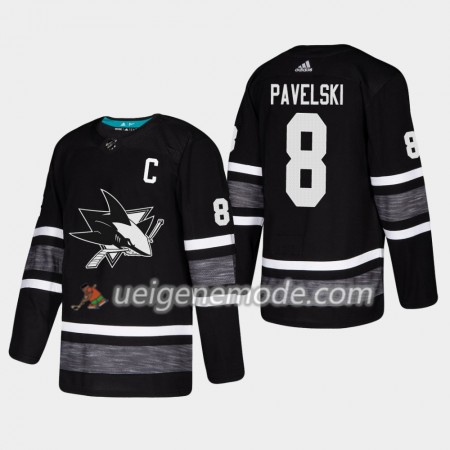 Herren Eishockey San Jose Sharks Trikot Joe Pavelski 8 2019 All-Star Adidas Schwarz Authentic
